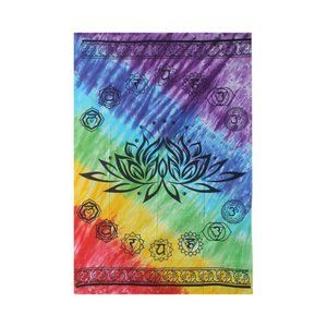 Indian chakra lotus tapestry NWT